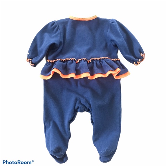 NFL "I LOVE My BRONCOS" Baby Girl One Piece - Picture 3 of 8